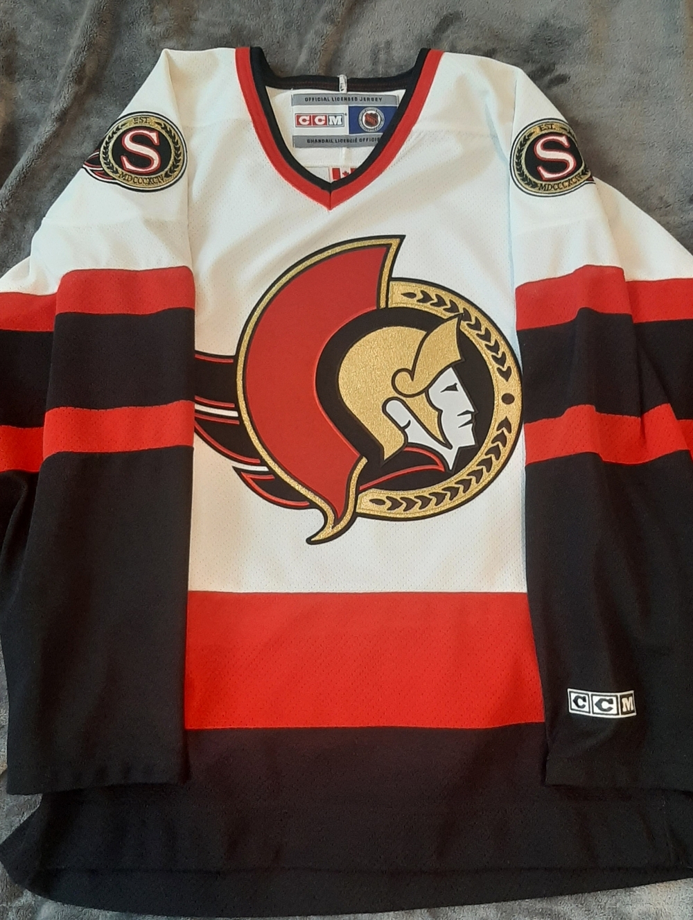 CCM Ottawa Senators Vintage Home Jersey (M)